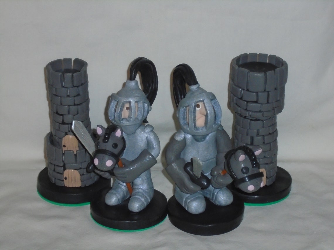 Polymer Clay Chess Set Etsy