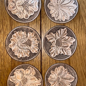 Coasters - Cowboy Flowers