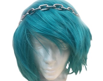 Chain Link Headband: Double Ring Elastic Band