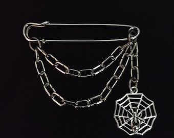 Spider Web Chain Pin