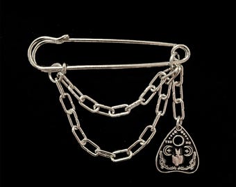 Ouija Bat Charm Pin