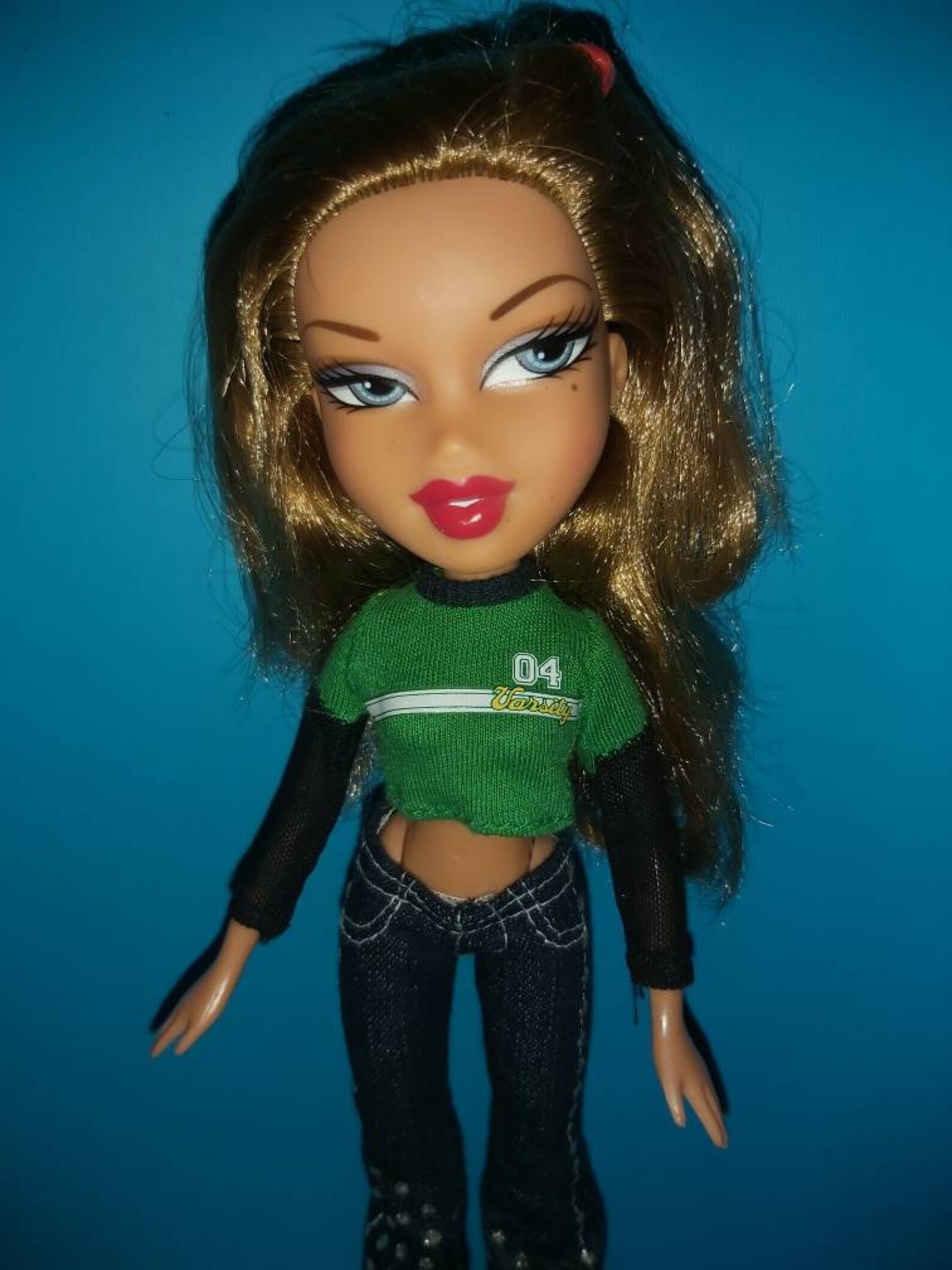 barbie made to move green top