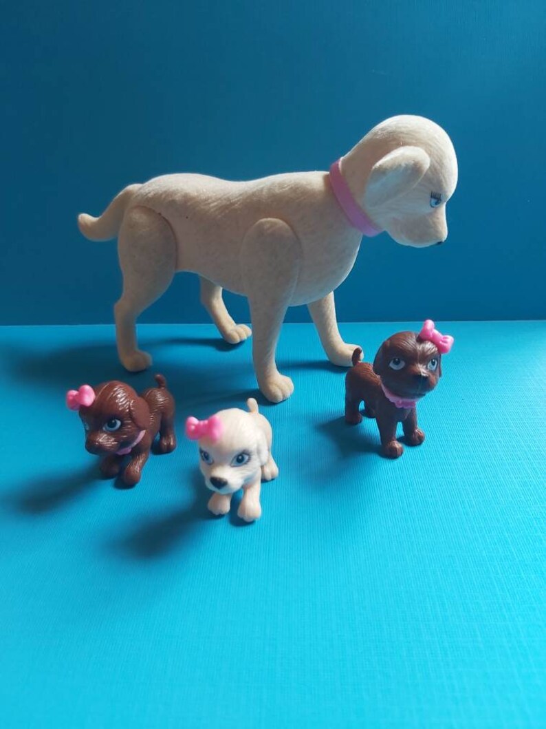 Mattel Barbie Taffy Toffee Kissing dog and Puppies Etsy