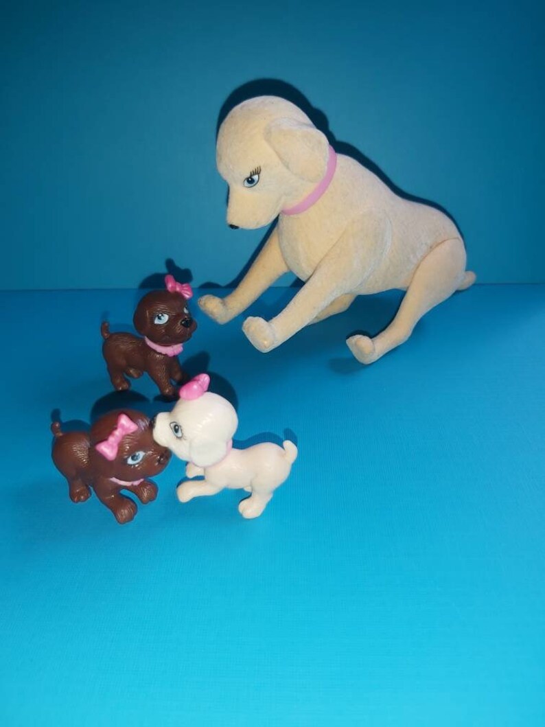 Mattel Barbie Taffy Toffee Kissing dog and Puppies Etsy
