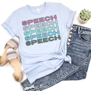 Stilvolles Logopädin T-Shirt, Logopädin T-Shirt, SLP Geschenkidee, Logopädie Shirt, Logopädie Geschenk, Logopädie Bekleidung