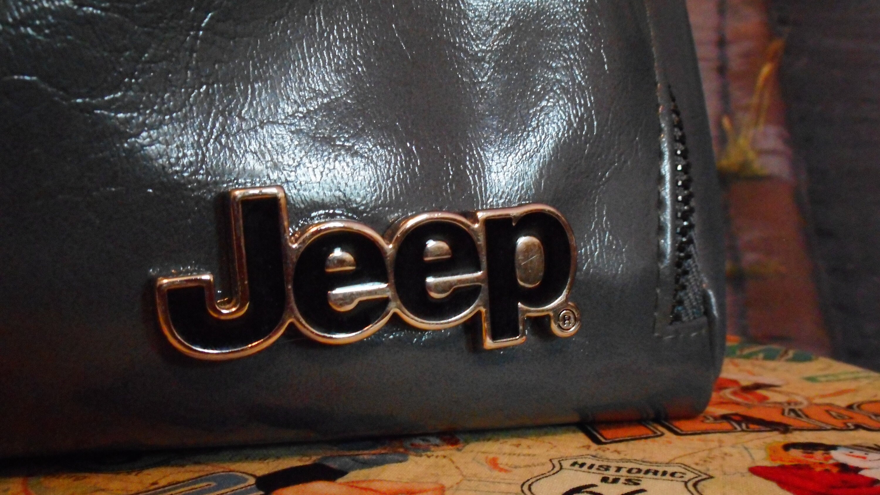 Jeep Purse Unused Jeep Handbag Blue Leather Purse Etsy