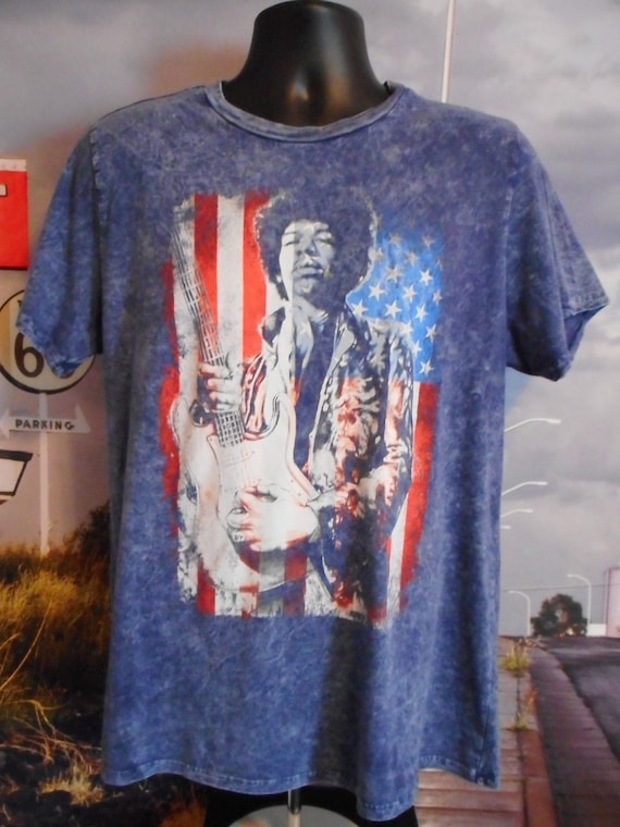 Jimi Hendrix Shirt - Star Spangled Banner Jimi He… - image 2