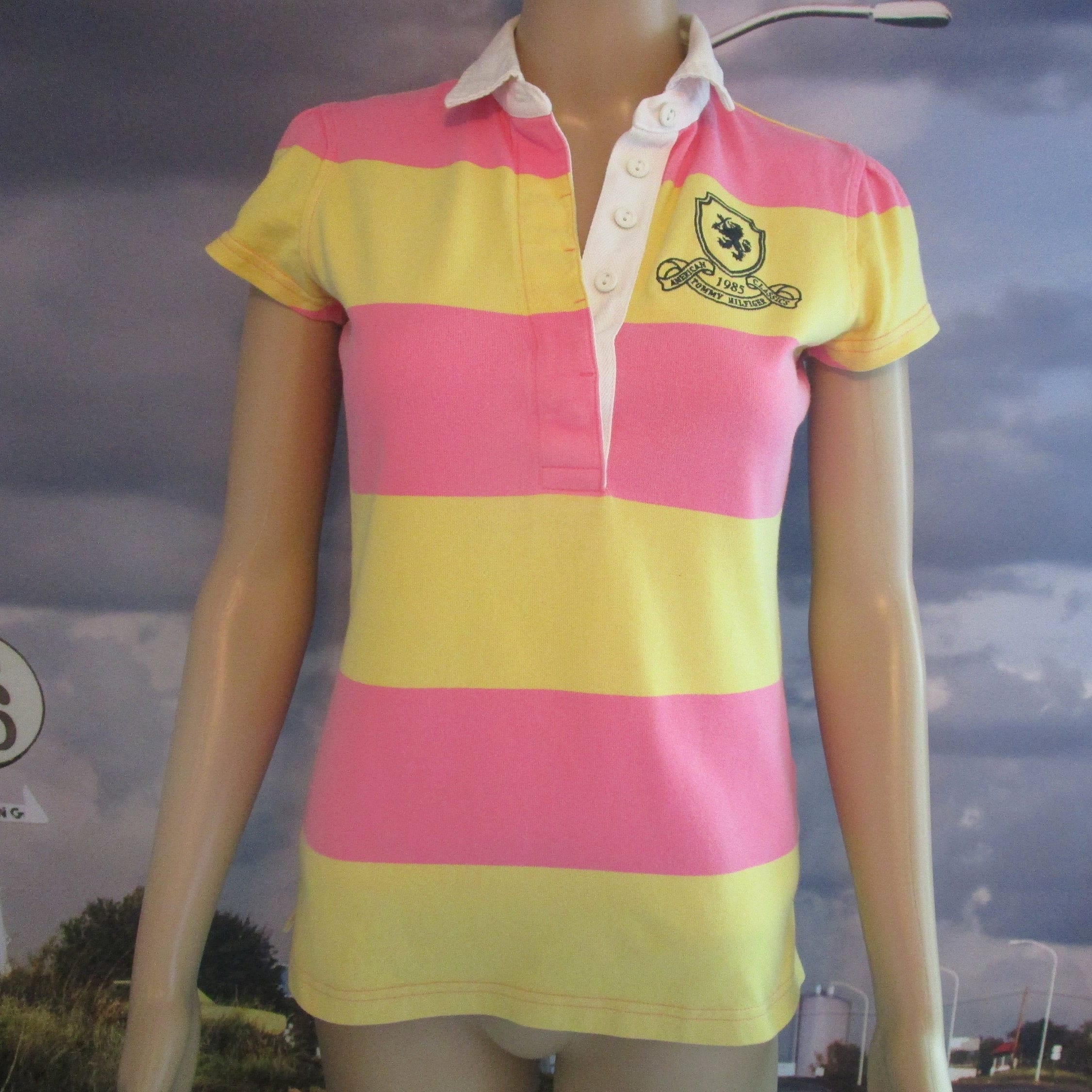 Women's Polo 90's Pink - Etsy