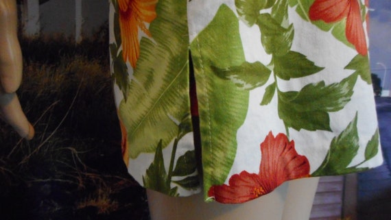 Floral Pattern Skort - Vacation Garment - Petite … - image 3
