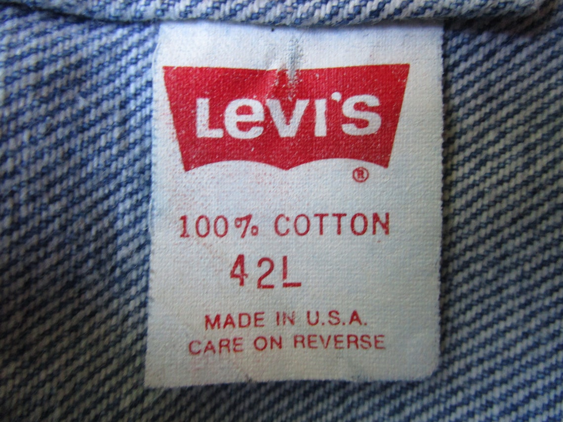 Men's Levis Jacket 80's Levi's Vintage Made - Etsy