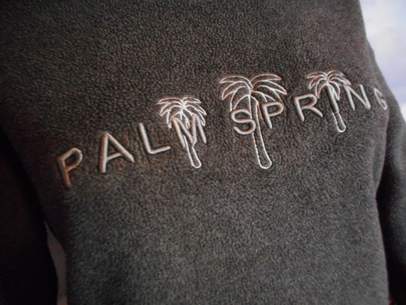 Women's Fleece - Vintage Souvenir Fleece - Palm S… - image 3