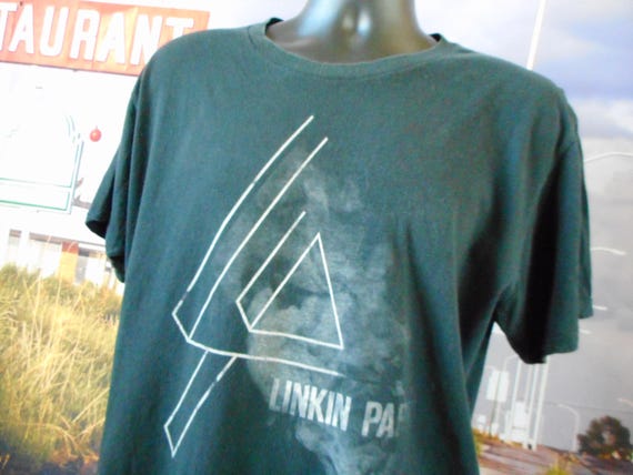 linkin park Tシャツ　ビンテージ2002 Mサイズ Vintage 2002 Bay Island Linkin Park Eye Eyeball XS Band T