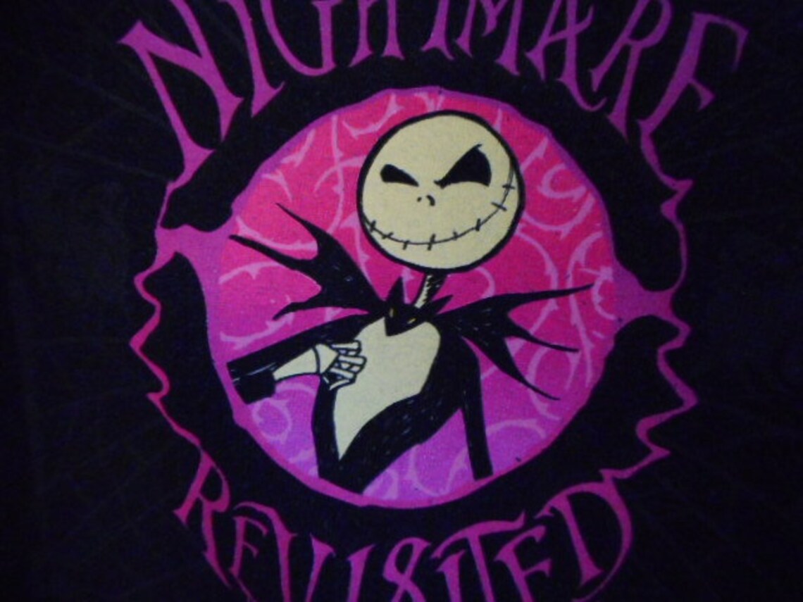 Nightmare Before Christmas Revisited Vintage Tshirt Top Etsy