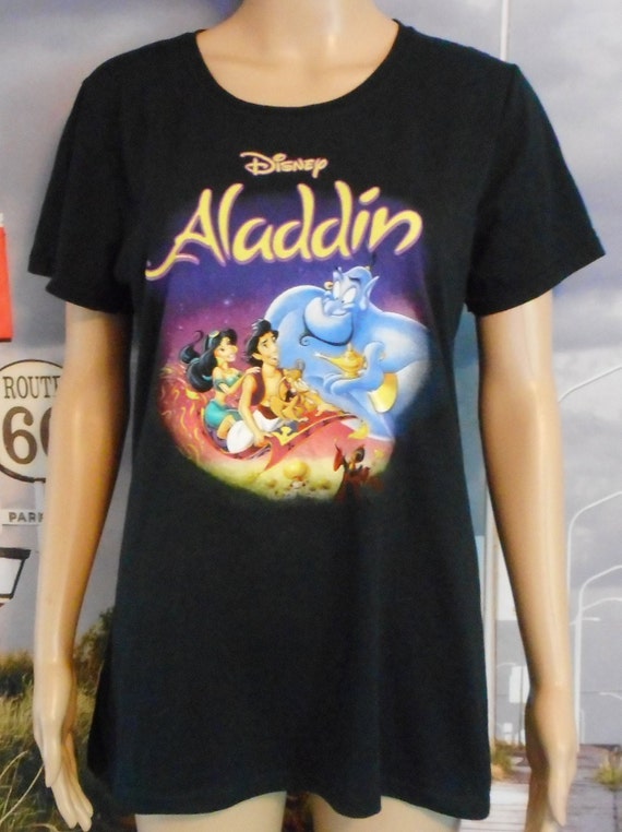 Vintage Aladdin Tee - 90's Aladdin T-shirt and Boo