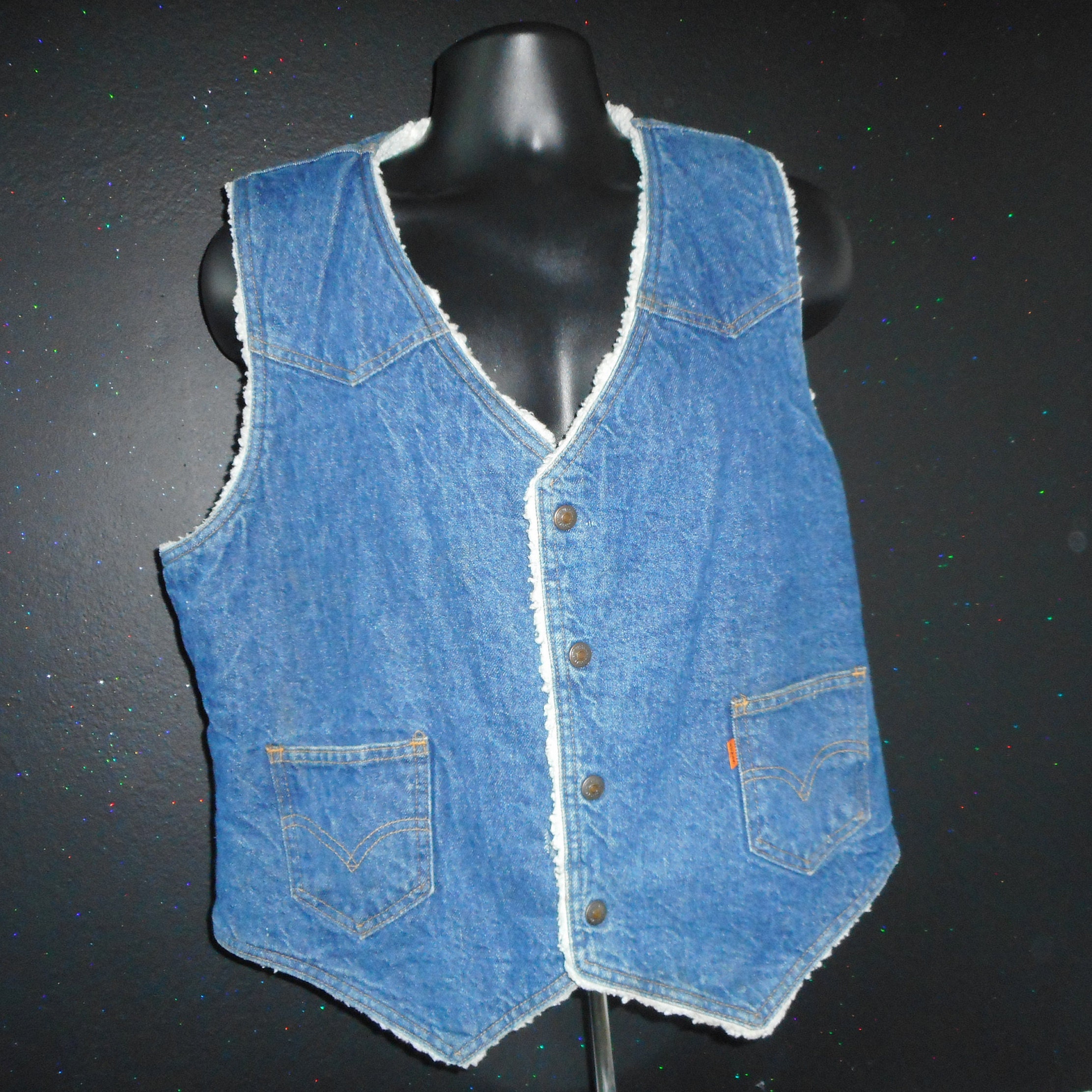 Vintage Levi's Vest Men's/unisex Vest Men's - Etsy