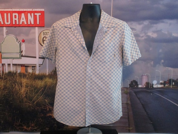 Vintage Checkerboard Vans - Men's Button-up - Men'