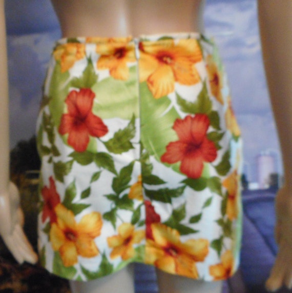 Floral Pattern Skort - Vacation Garment - Petite … - image 6