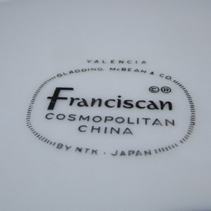 Franciscan Dish - Vintage Franciscan Valencia Platter - Vintage Tableware - 1960&#39;s Ceramic China - Serving Platter - Floral - Collectible -