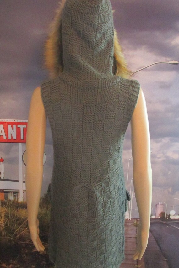 Long Sweater - Cardigan - Hooded Coat - Knit Swea… - image 3