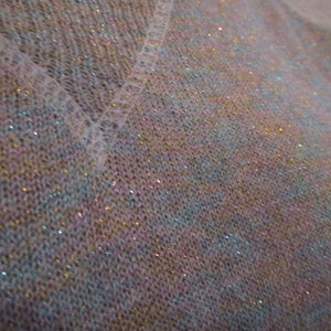 Sparkle Top , Shimmer Glitter Top - Women&#39;s X-Small - Vintage Sparkle Lightweight Sweater. Top. Comfortable. Sexy. Casual Chic. Streetwear.