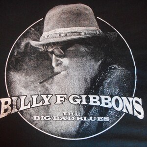 Billy F. Gibbons Tee - the Big Bad Blues Album - Billy Gibbons T