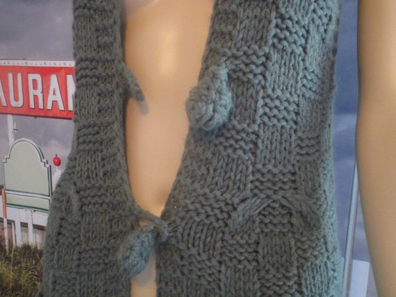 Long Sweater - Cardigan - Hooded Coat - Knit Swea… - image 9