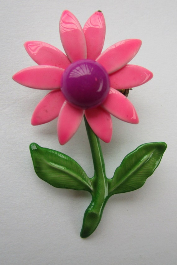 Pins & Brooches - Vintage Enamel Metal Pin/Brooch