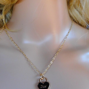 Dior Heart Pendant - Etsy