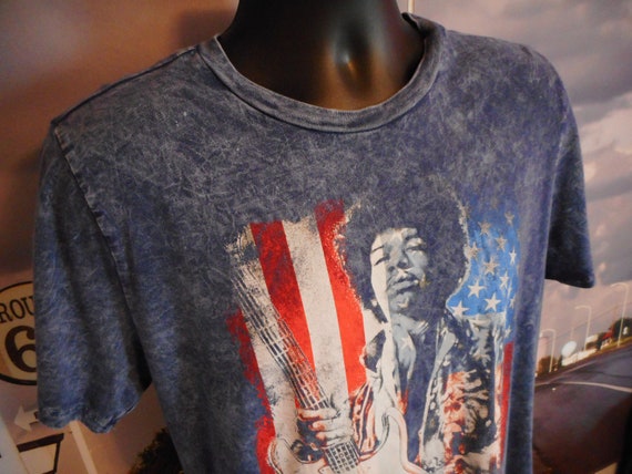 Jimi Hendrix Shirt - Star Spangled Banner Jimi He… - image 4