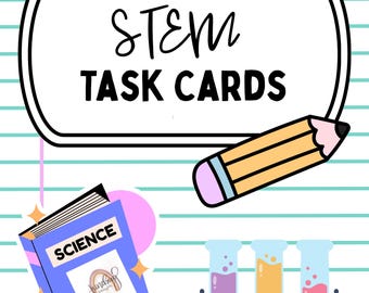 20 STEM Challenge Cards- Printable Activities for Kids