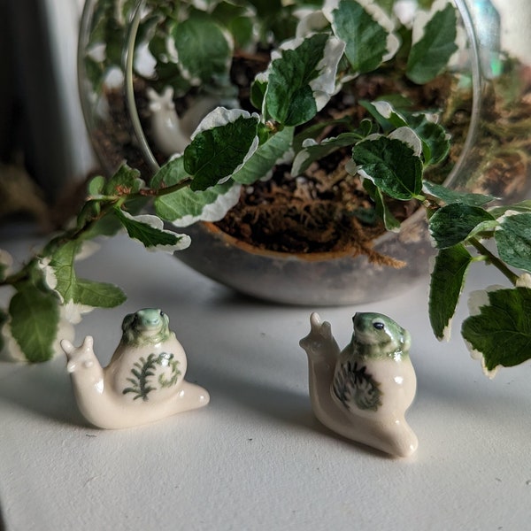 Terrarium Buddies, Snail and Frog