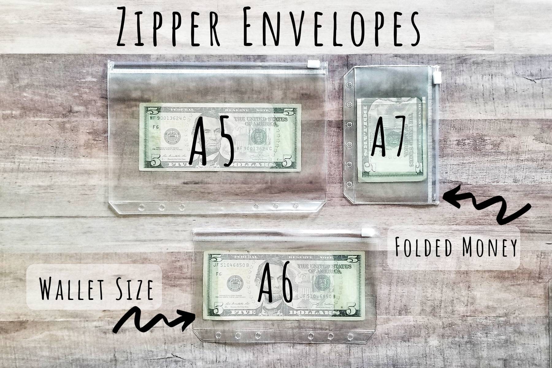 cash-envelope-system-a5-a6-a7-planner-wallet-binder-etsy