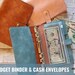 Cash Envelope, Budget Binder, A6 Binder, Clear Envelopes, Laminated Cash Envelopes, Dave Ramsey, Filofax, Cash Divider, A6 Budget Binder
