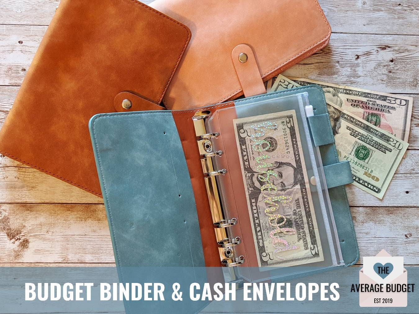 Personal Rings Budget Binder - Brown Luxe