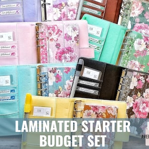 Budget Binder, Cash Stuffing, Laminated Cash Envelopes, Dave Ramsey, Budget Planner, Cash Divider, Vinyl Envelopes image 1
