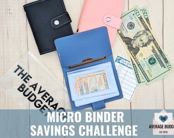 Money Savings Challenge, Cash Stuffing, Cash Envelopes, A7 Binder, A6 Binder, Clear Envelopes, Laminated Cash Envelopes, Cash Challenge