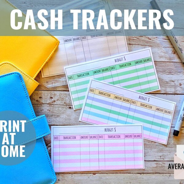 Printable Horizontal Cash Envelope - Etsy