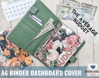 Cash Envelopes, A6 Dashboard, Planner Dashboard, Binder Cover, A6 Envelopes, Cash Envelopes, Savings Envelopes, Cash Envelope System