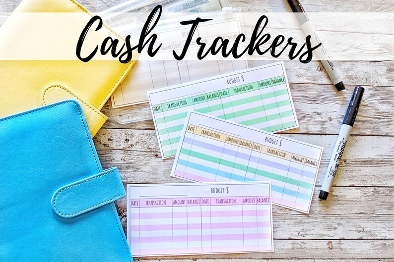 cash envelope tracker printable