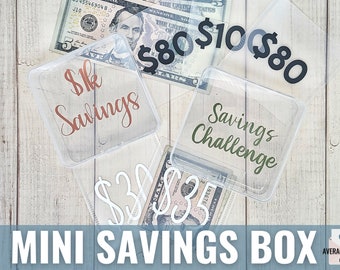 Savings Challenge Box, Cash Stuffing Envelopes, Savings Challenge, Cash Envelopes, Laminated Cash Envelopes, Budget Binder