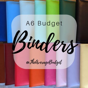 Budget Binder, Cash Envelope System, A5 A6 A7 Binder, Laminated Cash Envelope System, Dave Ramsey, Kate Spade, Filofax, Budget Inserts image 1