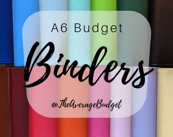 Budget Binder, Cash Envelope System, A5 A6 A7 Binder, Laminated Cash Envelope System, Dave Ramsey, Kate Spade, Filofax, Budget Inserts