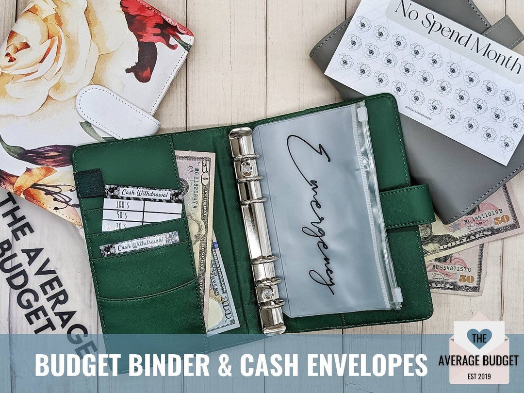 Storage & Organization, White Budget Binder Cash Envelope System A6 Binder