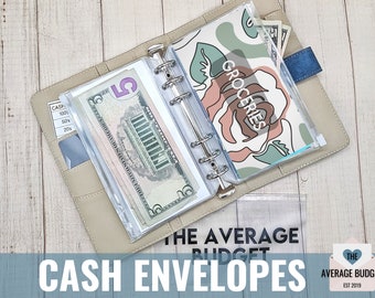 Cash Envelopes, Mini Envelopes, Laminated Cash Envelopes, Budget Binder, A6 Binder, A7 Binder, Cash Savings, Budget Envelopes