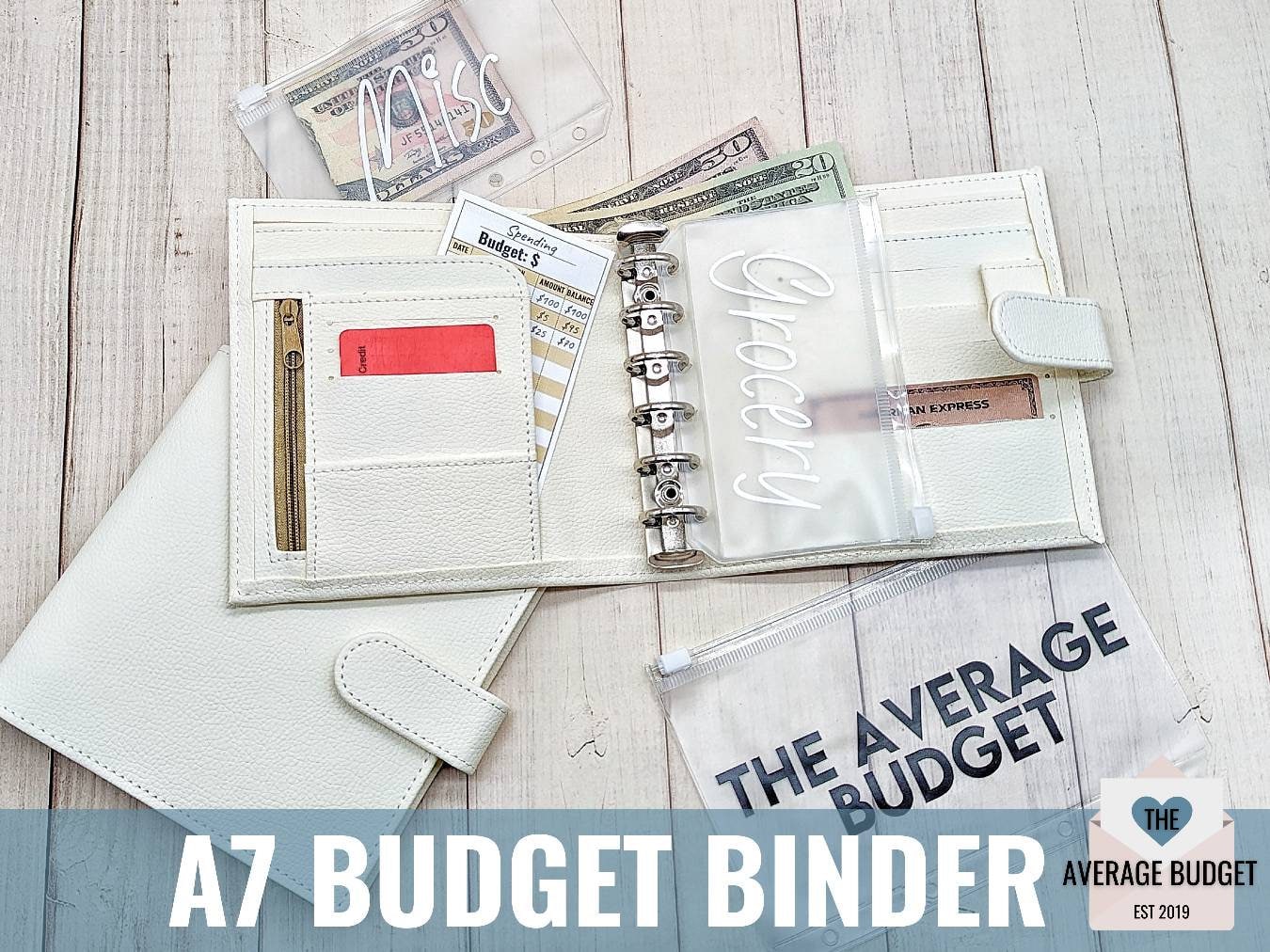 Checkered Budget Binder - MINI - A7 – CDN Girl Cash Stuffer