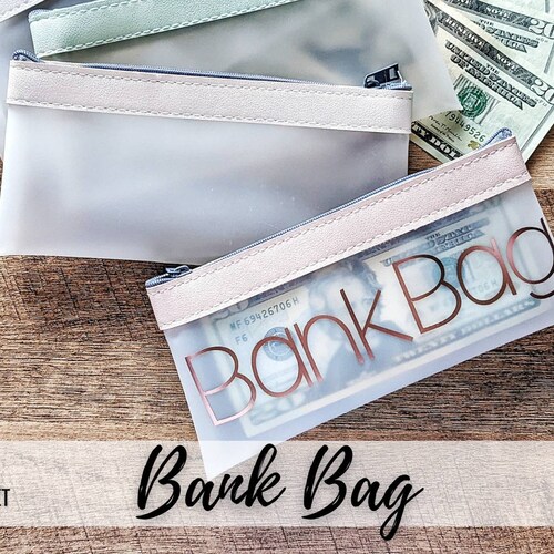 Money Bag Bank Bag Cash Envelopes Budget Binder Laminated Etsy