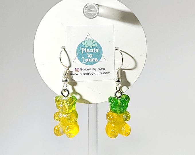 Gummy Bear Earrings: Lifesize Candy Jewelry, Kawaii Style