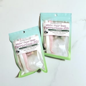 2 Pack Mini Terrarium Kits: DIY Clay Succulent Garden Activity, Handmade, One of a Kind