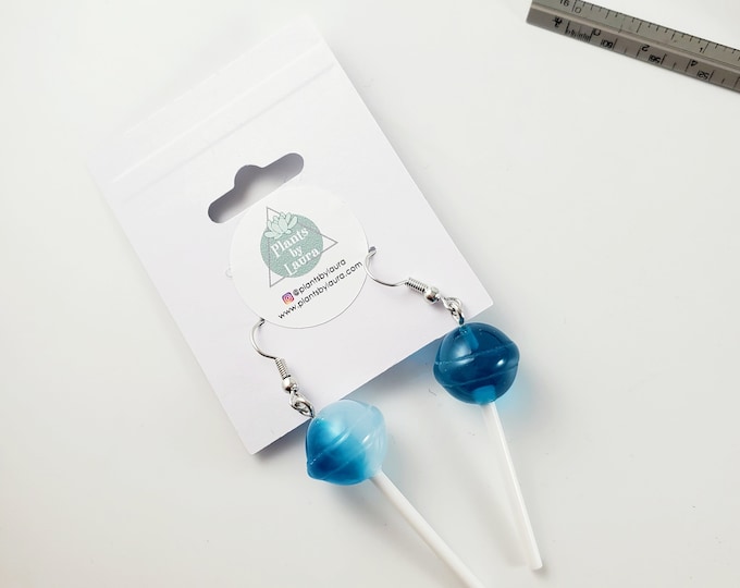 Lollipop Earrings: Colorful Resin Candy Jewelry, Kawaii Style