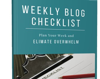 Weekly Blog Checklist